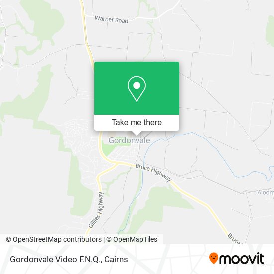 Gordonvale Video F.N.Q. map