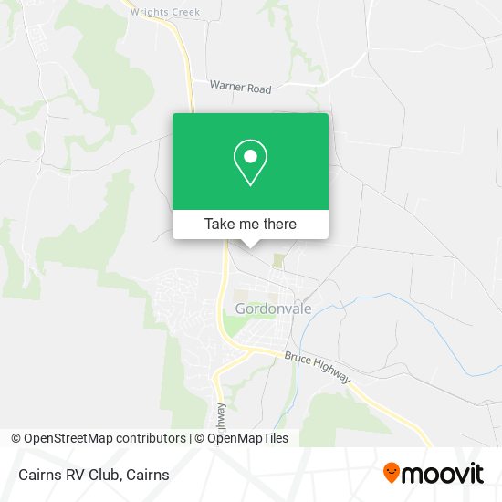 Mapa Cairns RV Club