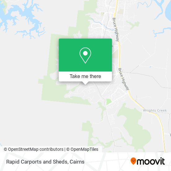 Rapid Carports and Sheds map