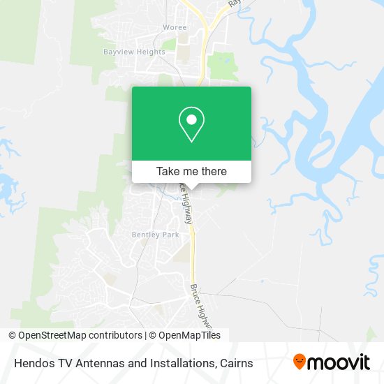 Hendos TV Antennas and Installations map