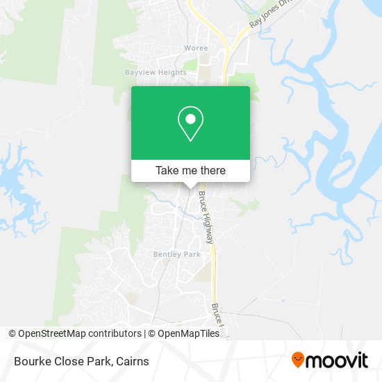 Bourke Close Park map