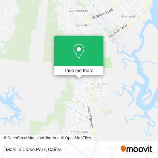 Manilla Close Park map