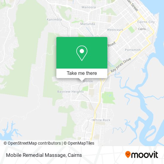 Mobile Remedial Massage map