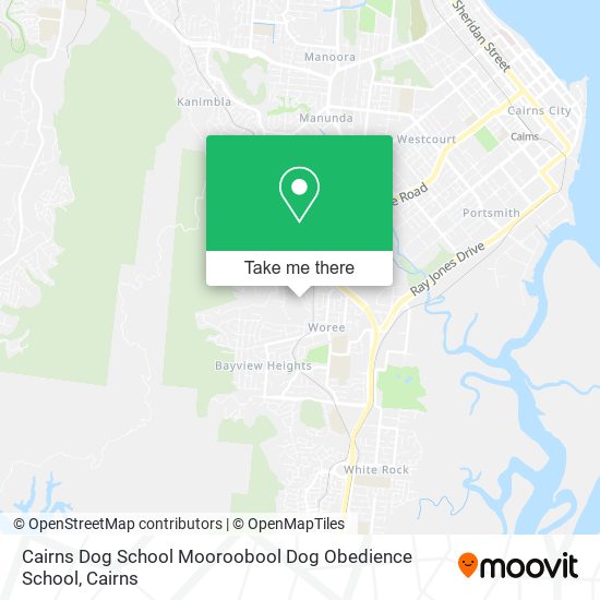 Cairns Dog School Mooroobool Dog Obedience School map