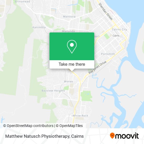 Matthew Natusch Physiotherapy map