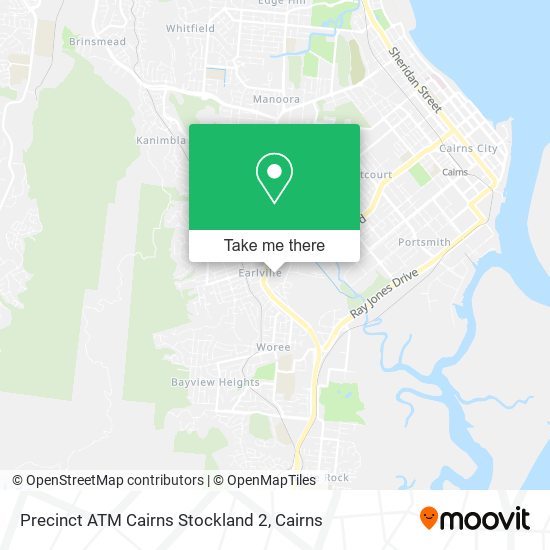Precinct ATM Cairns Stockland 2 map