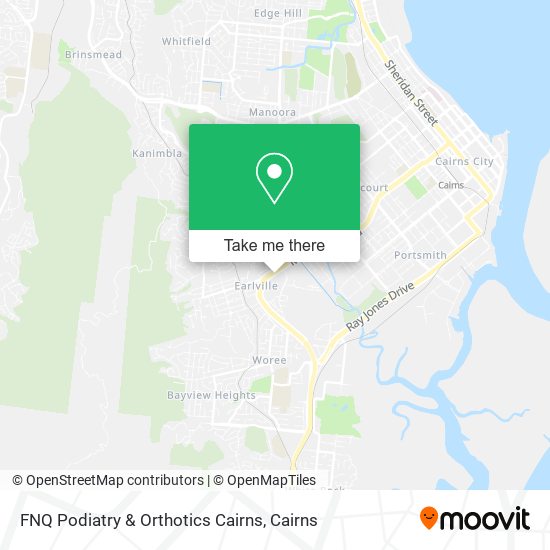 FNQ Podiatry & Orthotics Cairns map