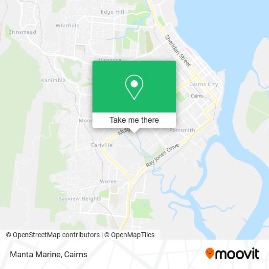 Manta Marine map
