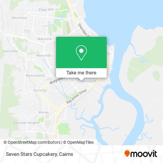 Seven Stars Cupcakery map