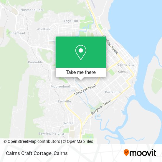 Cairns Craft Cottage map