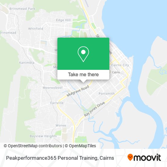 Peakperformance365 Personal Training map
