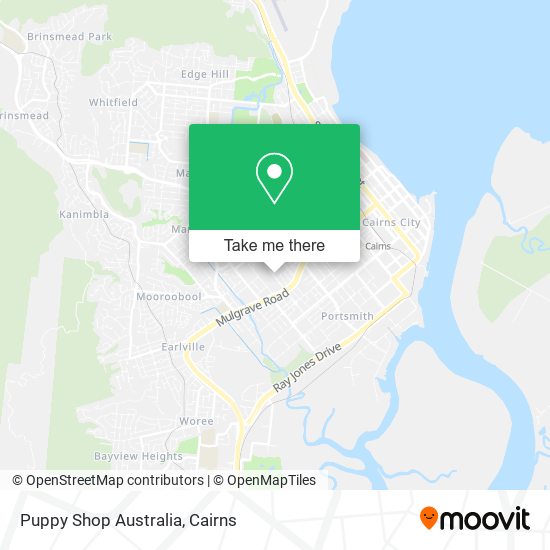 Puppy Shop Australia map