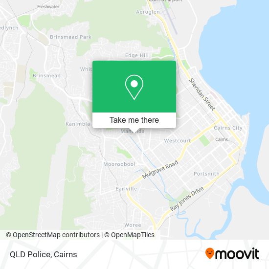 QLD Police map