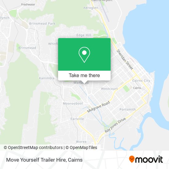 Move Yourself Trailer Hire map