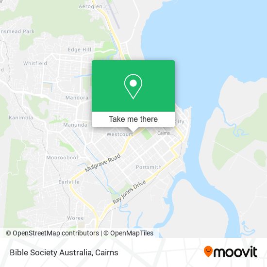 Bible Society Australia map