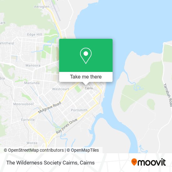 The Wilderness Society Cairns map