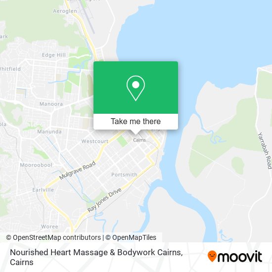Nourished Heart Massage & Bodywork Cairns map