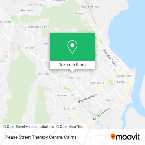 Pease Street Therapy Centre map