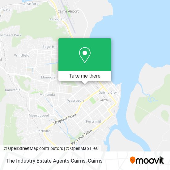 The Industry Estate Agents Cairns map