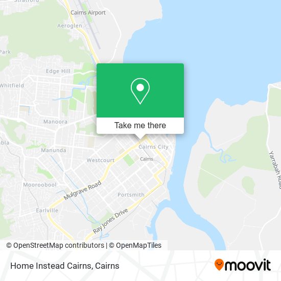 Home Instead Cairns map