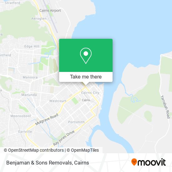 Benjaman & Sons Removals map
