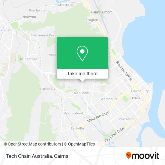 Tech Chain Australia map