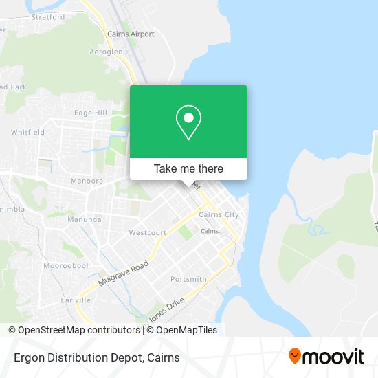 Ergon Distribution Depot map