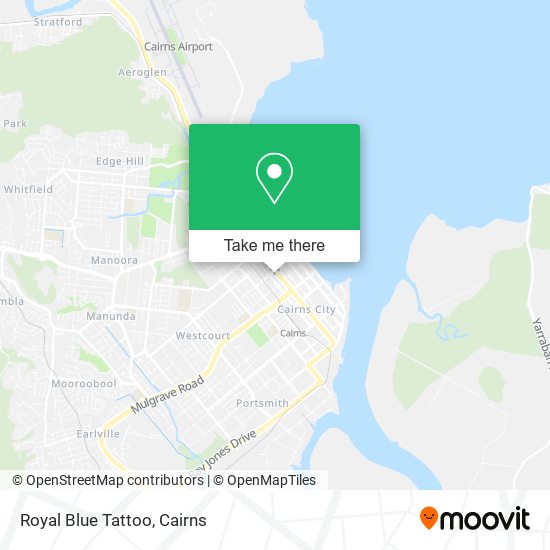 Royal Blue Tattoo map
