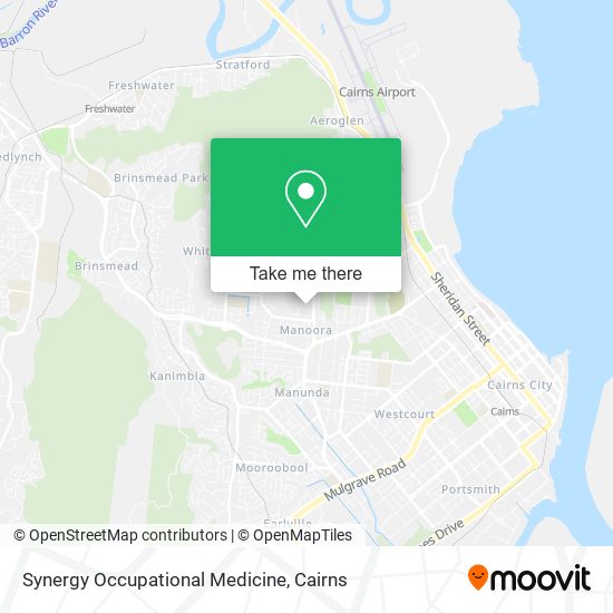 Synergy Occupational Medicine map