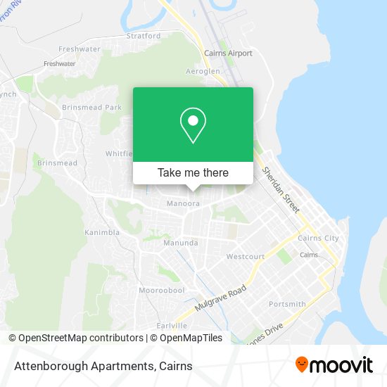 Attenborough Apartments map