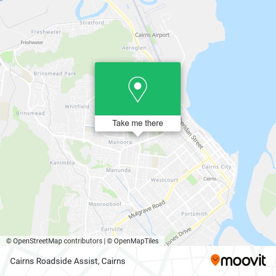 Cairns Roadside Assist map