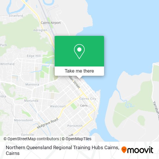 Northern Queensland Regional Training Hubs Cairns map
