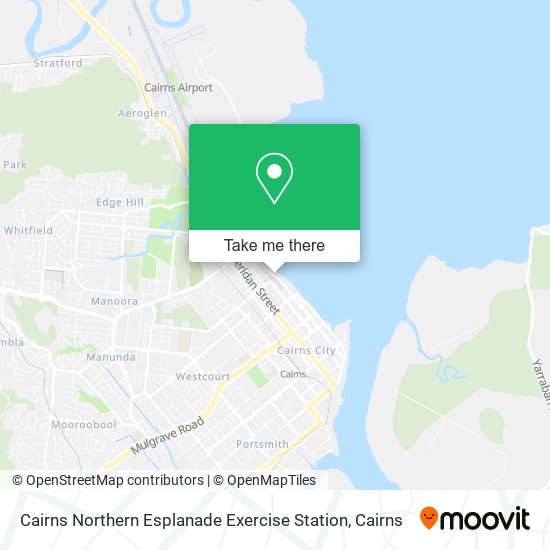 Mapa Cairns Northern Esplanade Exercise Station