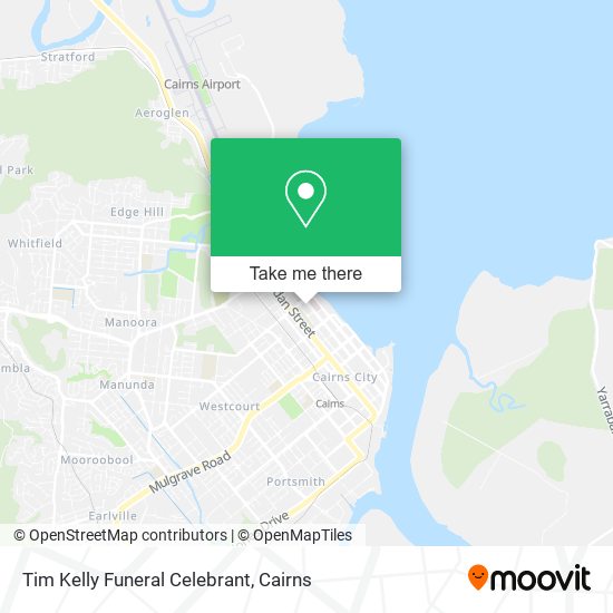 Tim Kelly Funeral Celebrant map