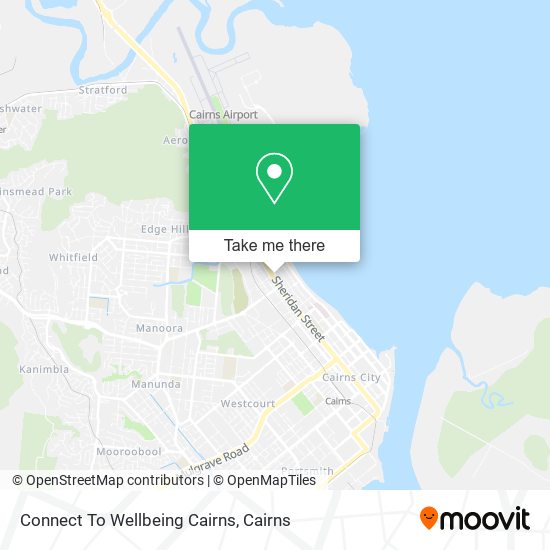 Connect To Wellbeing Cairns map