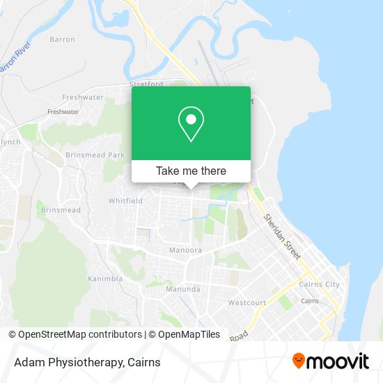 Adam Physiotherapy map