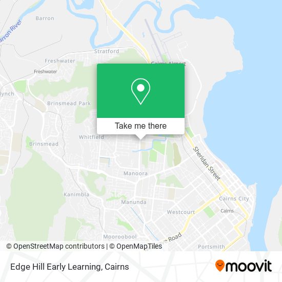 Edge Hill Early Learning map