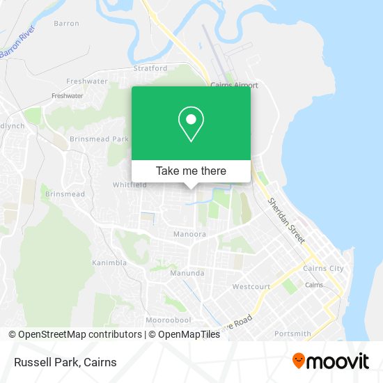 Russell Park map