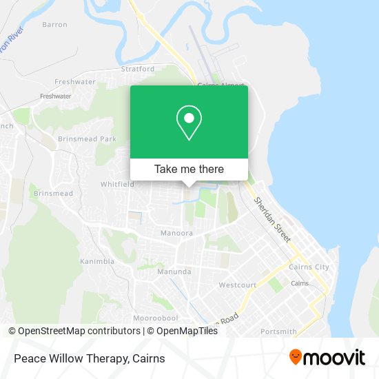 Peace Willow Therapy map