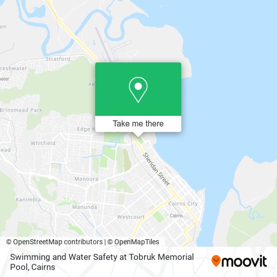 Swimming and Water Safety at Tobruk Memorial Pool map