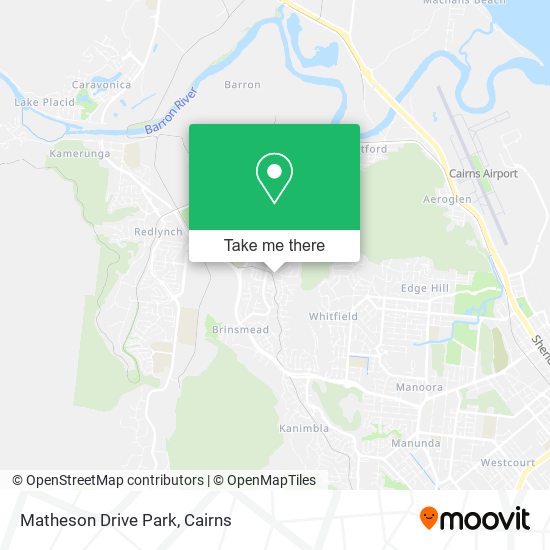 Matheson Drive Park map