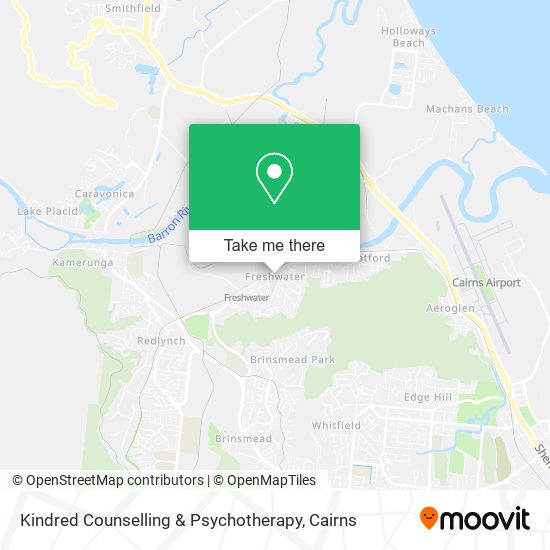 Kindred Counselling & Psychotherapy map