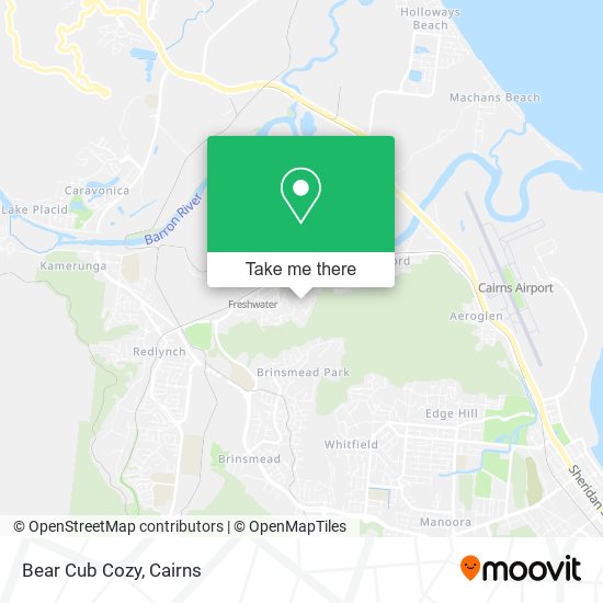 Bear Cub Cozy map