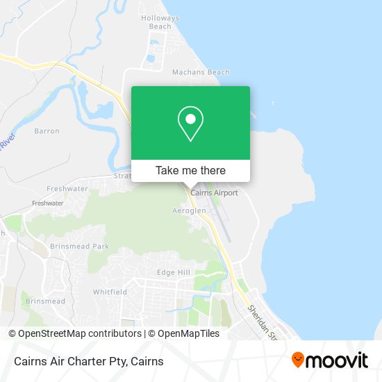 Cairns Air Charter Pty map
