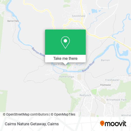 Cairns Nature Getaway map