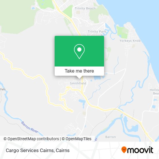 Cargo Services Cairns map