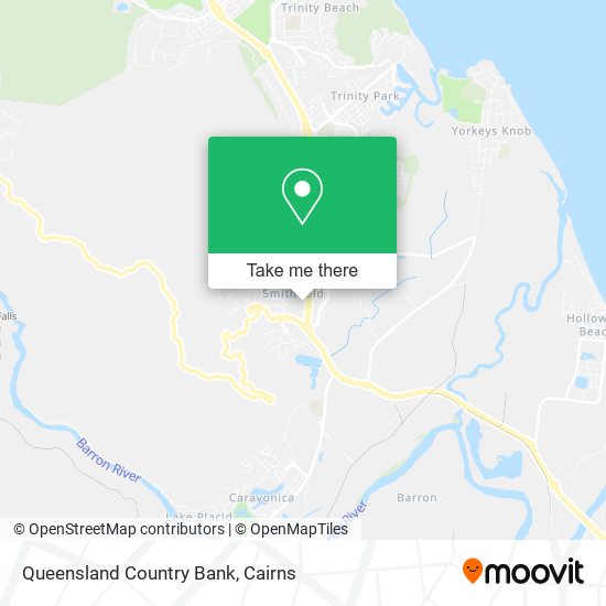 Queensland Country Bank map