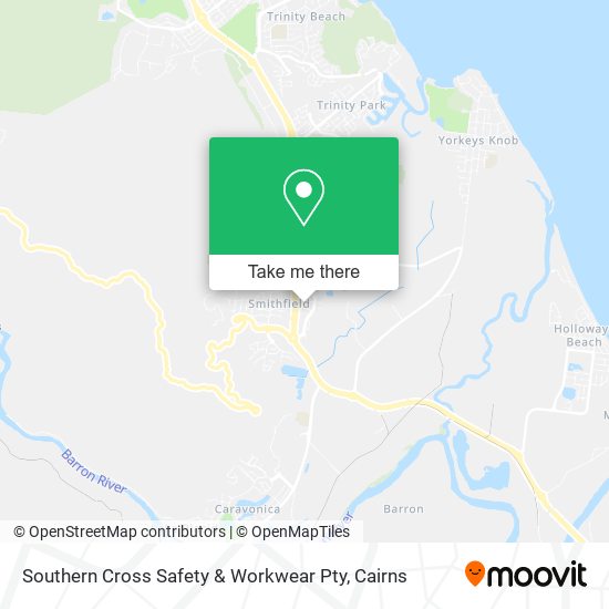 Southern Cross Safety & Workwear Pty map