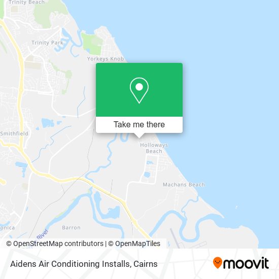 Aidens Air Conditioning Installs map