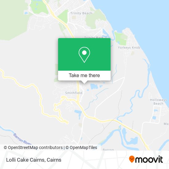 Lolli Cake Cairns map